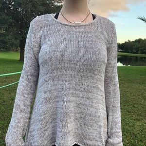 Y2k knit cream colored sweater